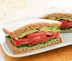 Avocado, Cheese & Tomato Sandwich